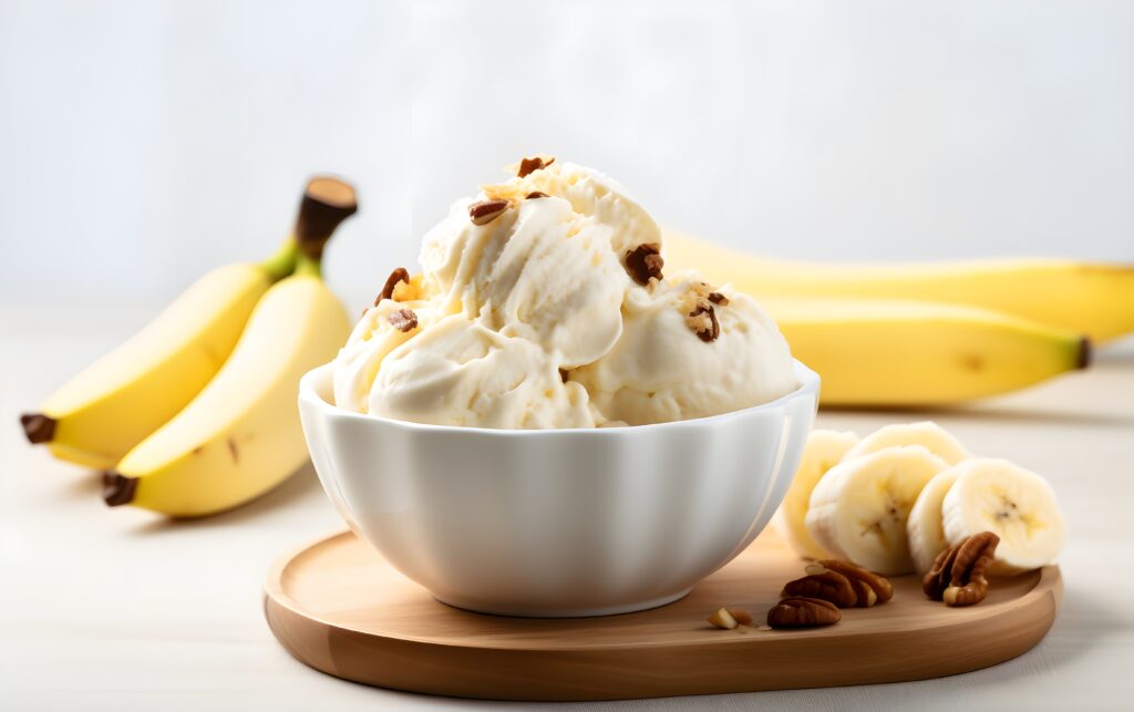 Receita de sorvete de banana